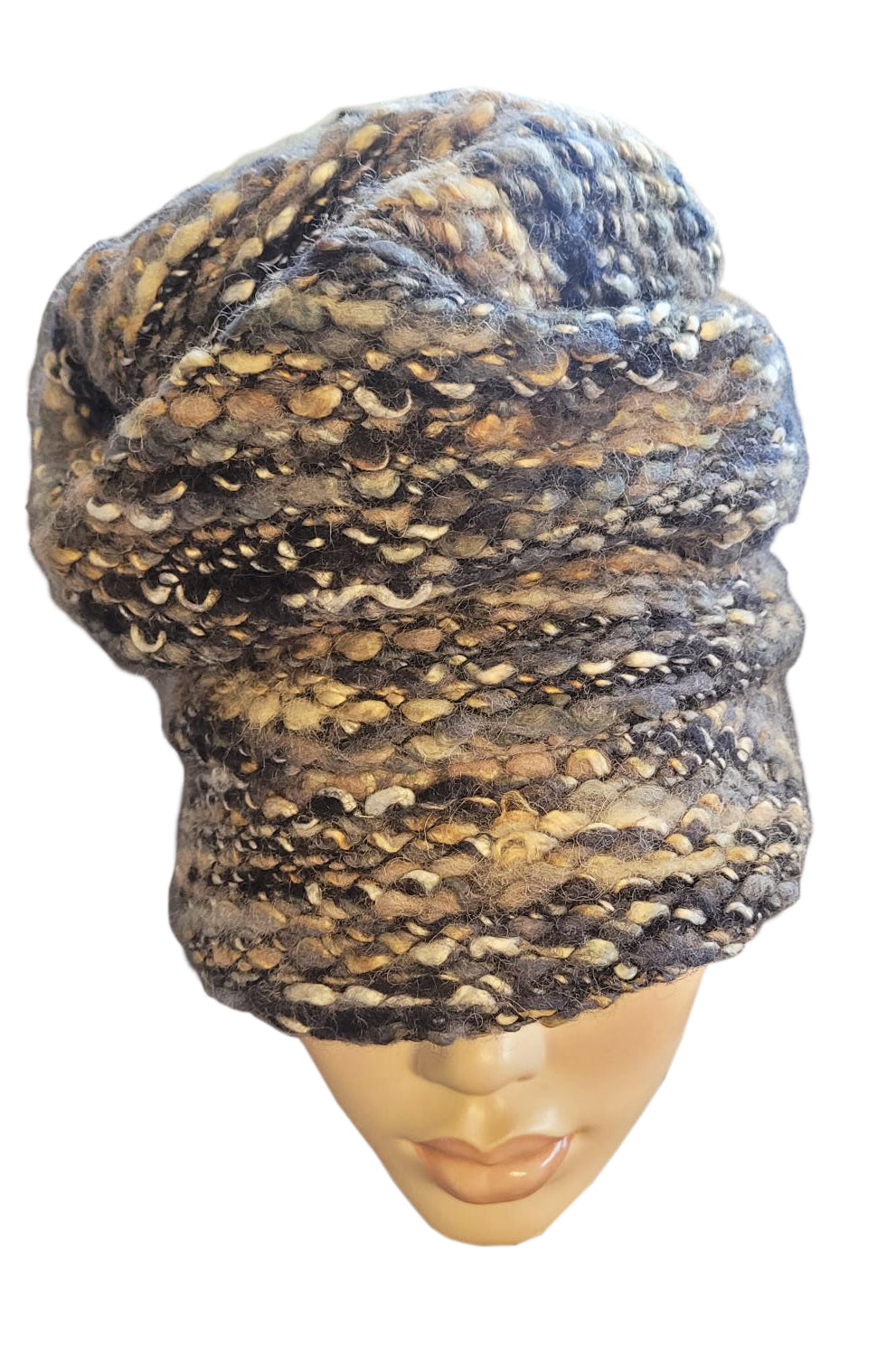 RTS - MULTI NEUTRAL KNIT CRUSH CAP