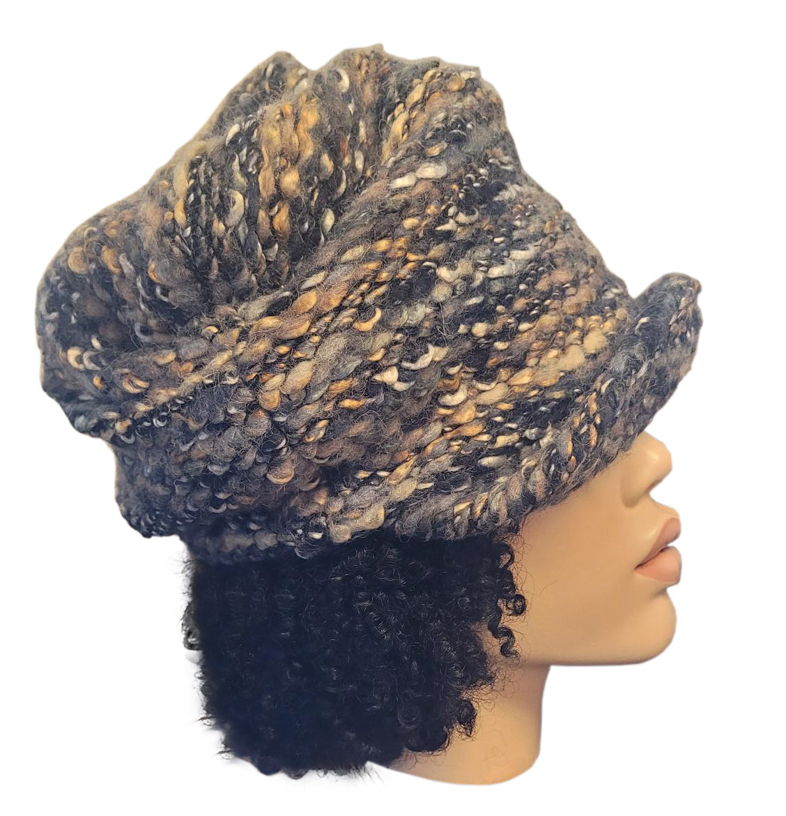 RTS - MULTI NEUTRAL KNIT CRUSH CAP