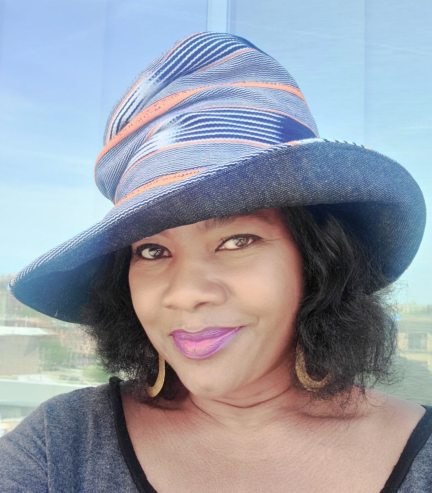 WBC2064 BAOULE' WIDE BRIM CRUSH HAT