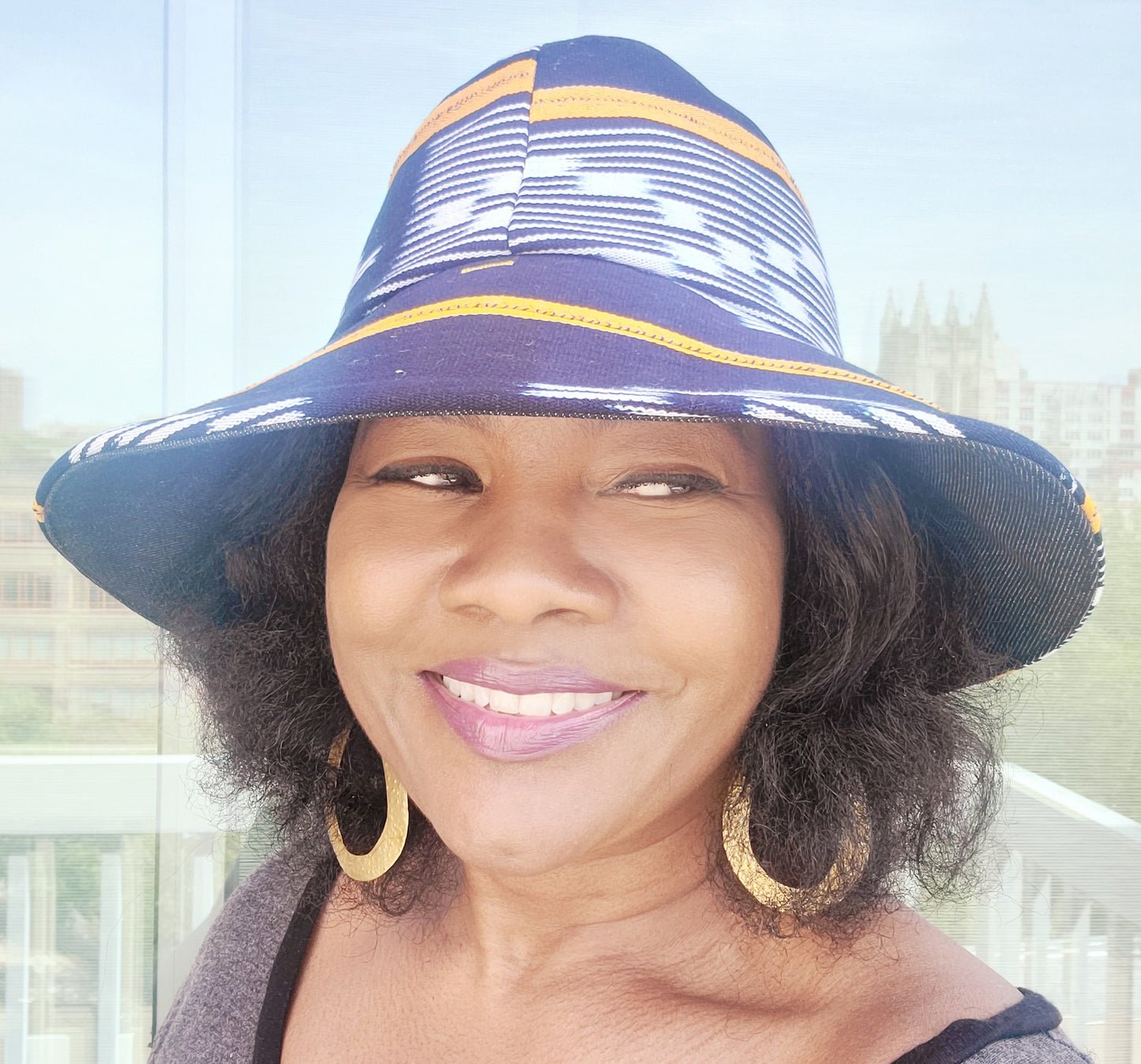 J2065 IKAT BAOULE' JOURNEY HAT