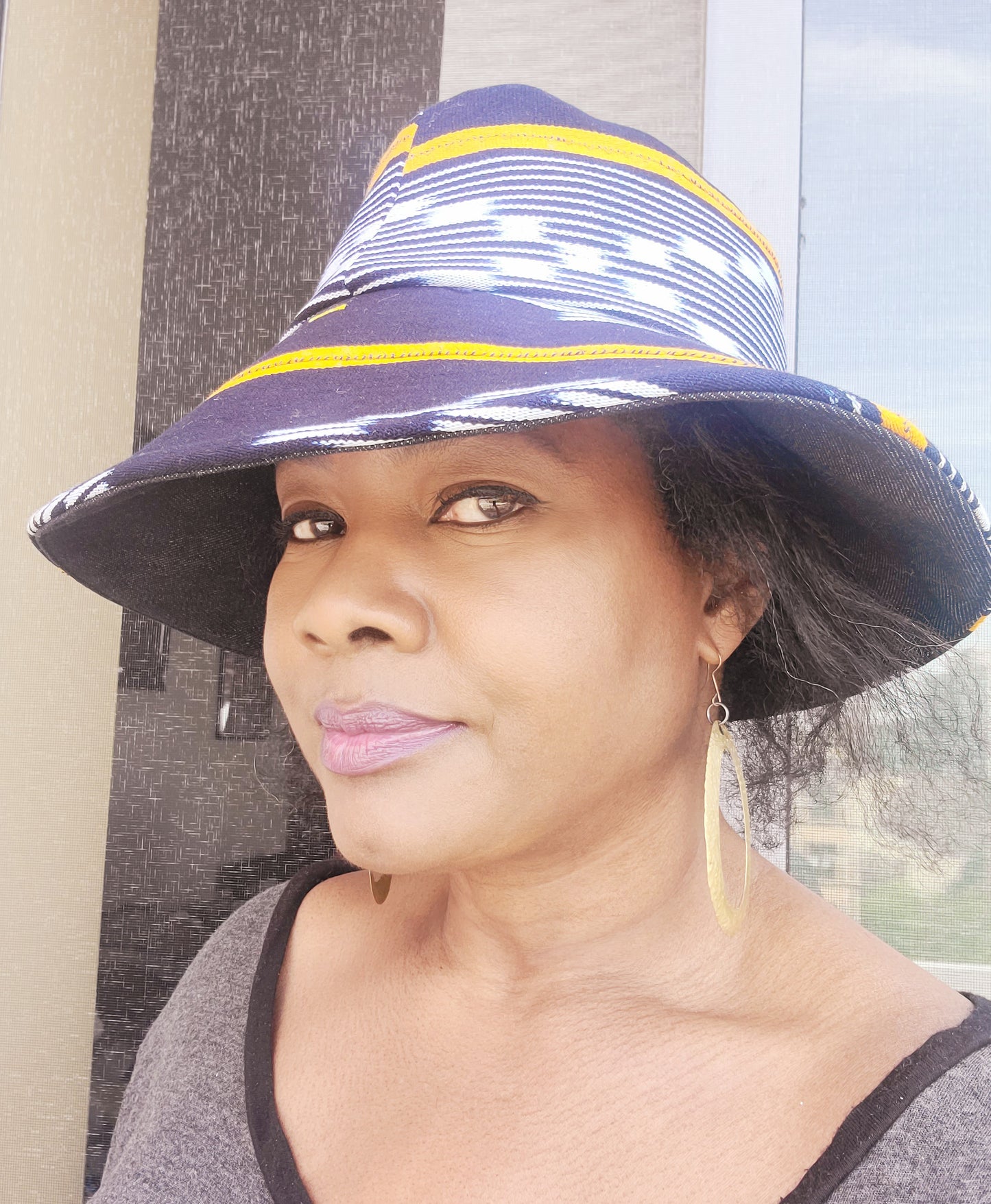 J2065 IKAT BAOULE' JOURNEY HAT