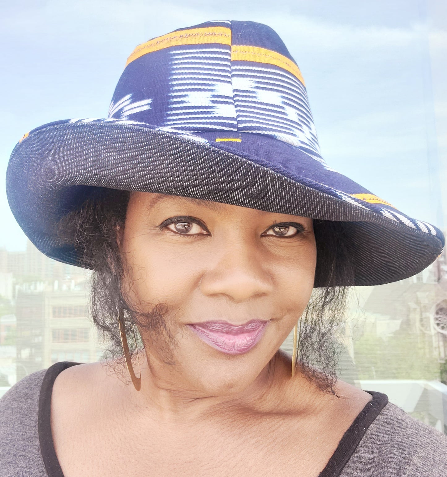J2065 IKAT BAOULE' JOURNEY HAT