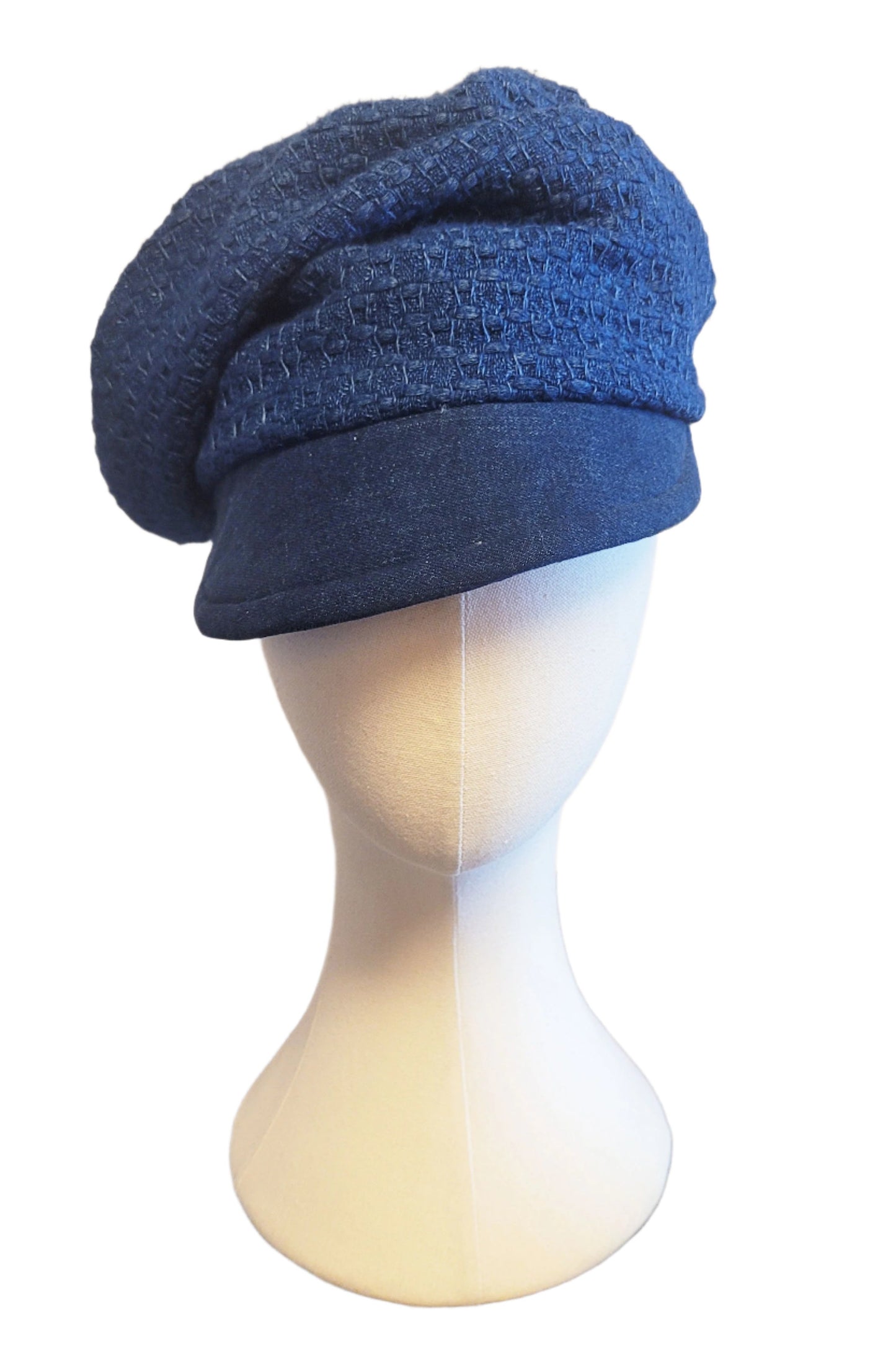 RTS - BLUE WEAVE CRUSH CAP