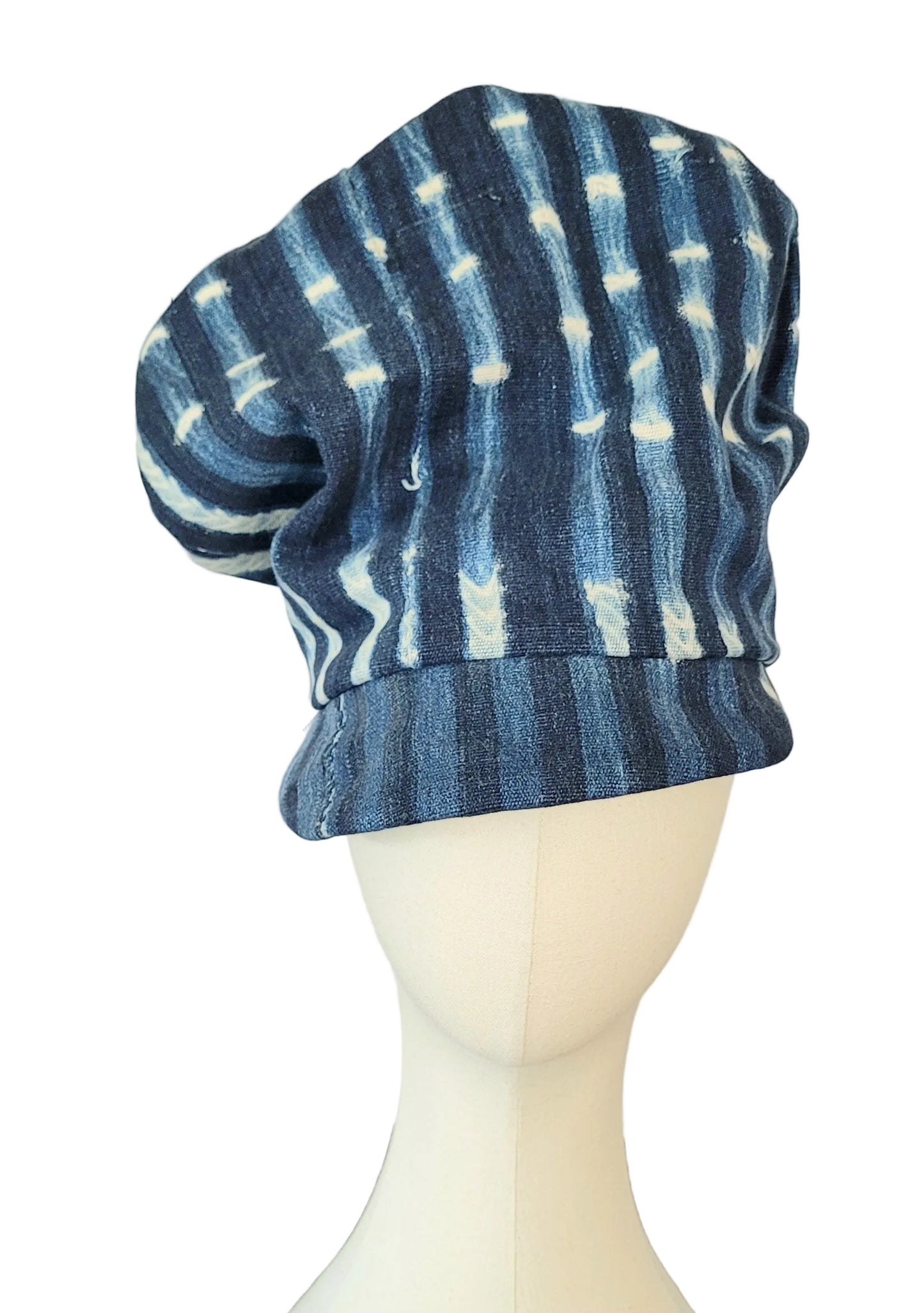 RTS INDIGO MUDCLOTH CRUSH CAP 4 - 18