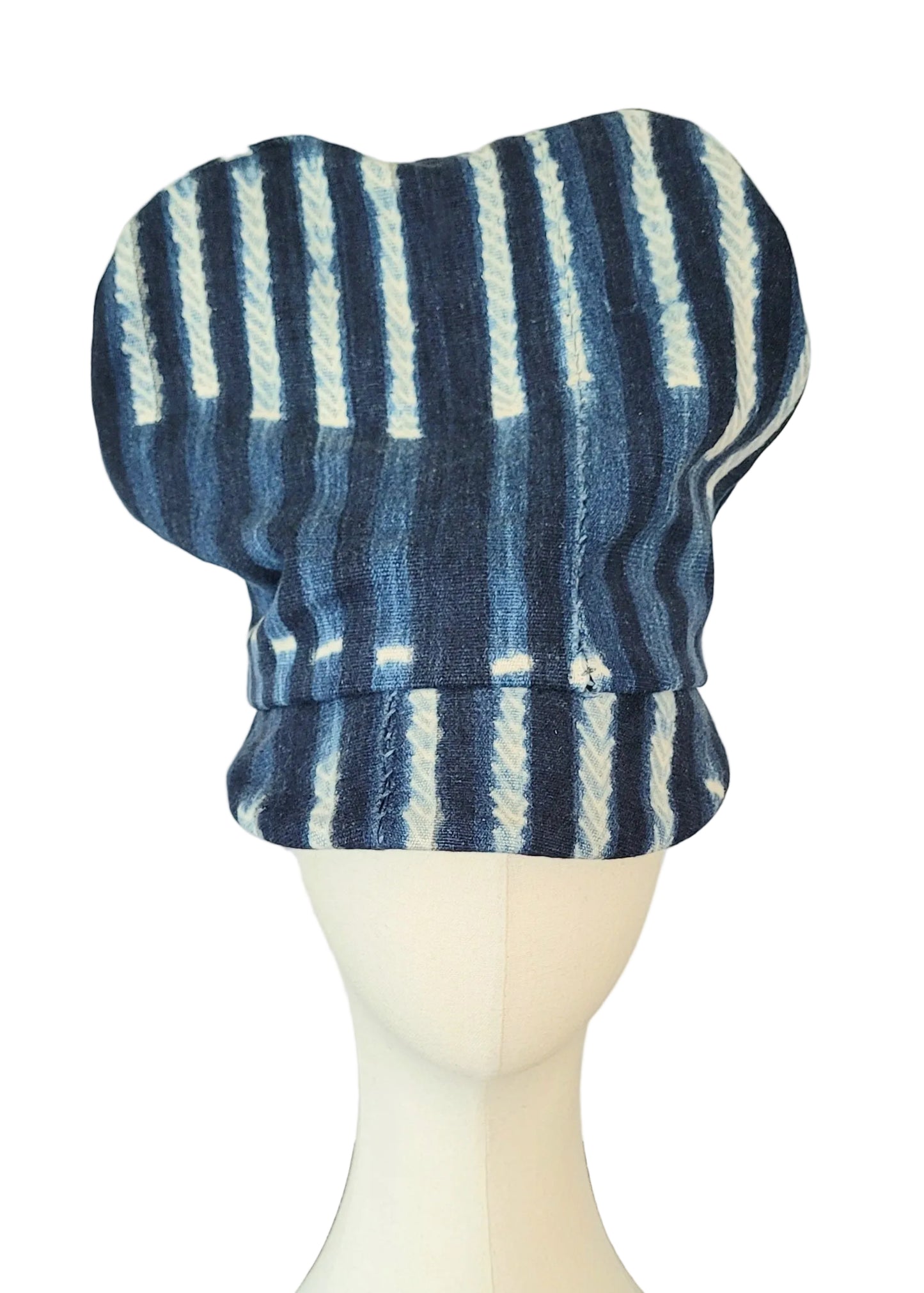 RTS INDIGO MUDCLOTH CRUSH CAP 5 - 19