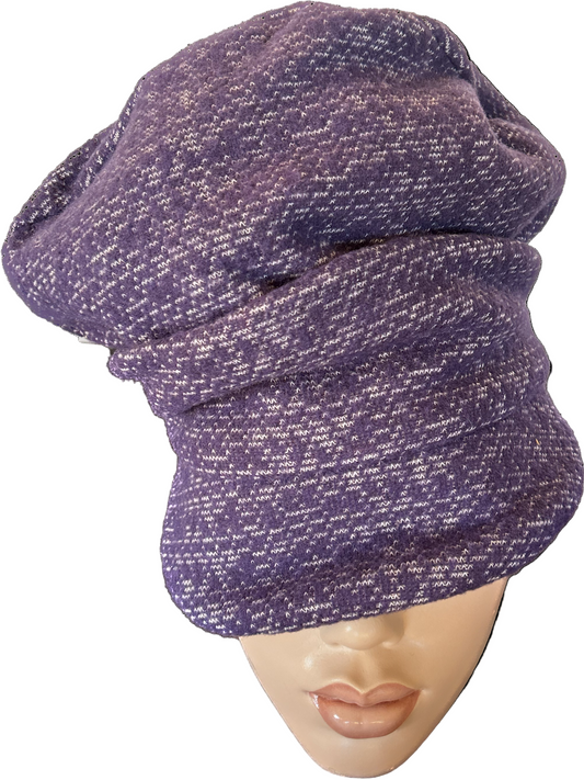 RTS - PURPLE HEATHER CRUSH CAP