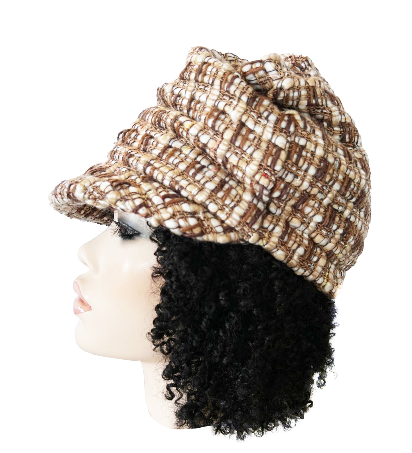 RTS - CHUNKY WEAVE CRUSH CAP