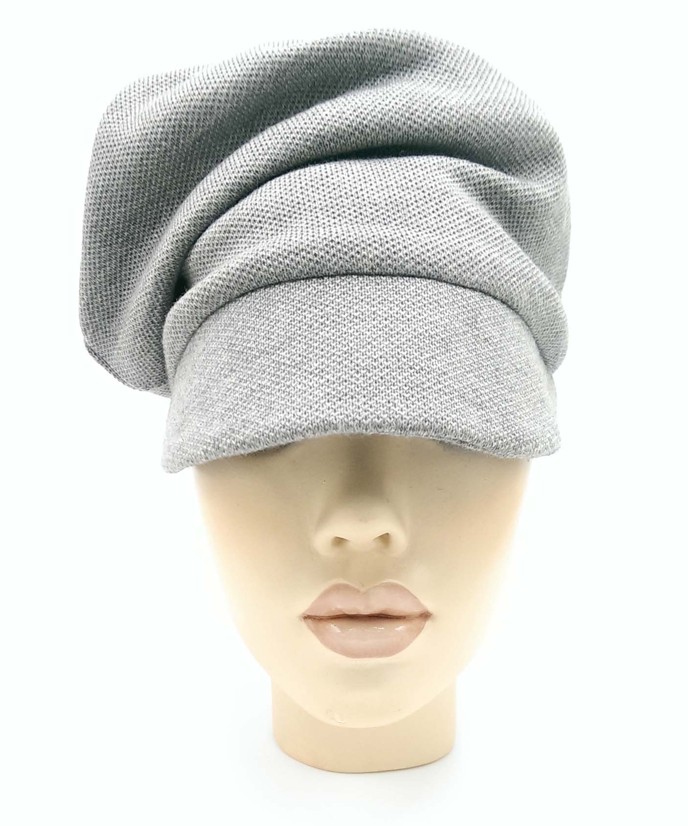 RTS - GRAY KNIT CRUSH CAP