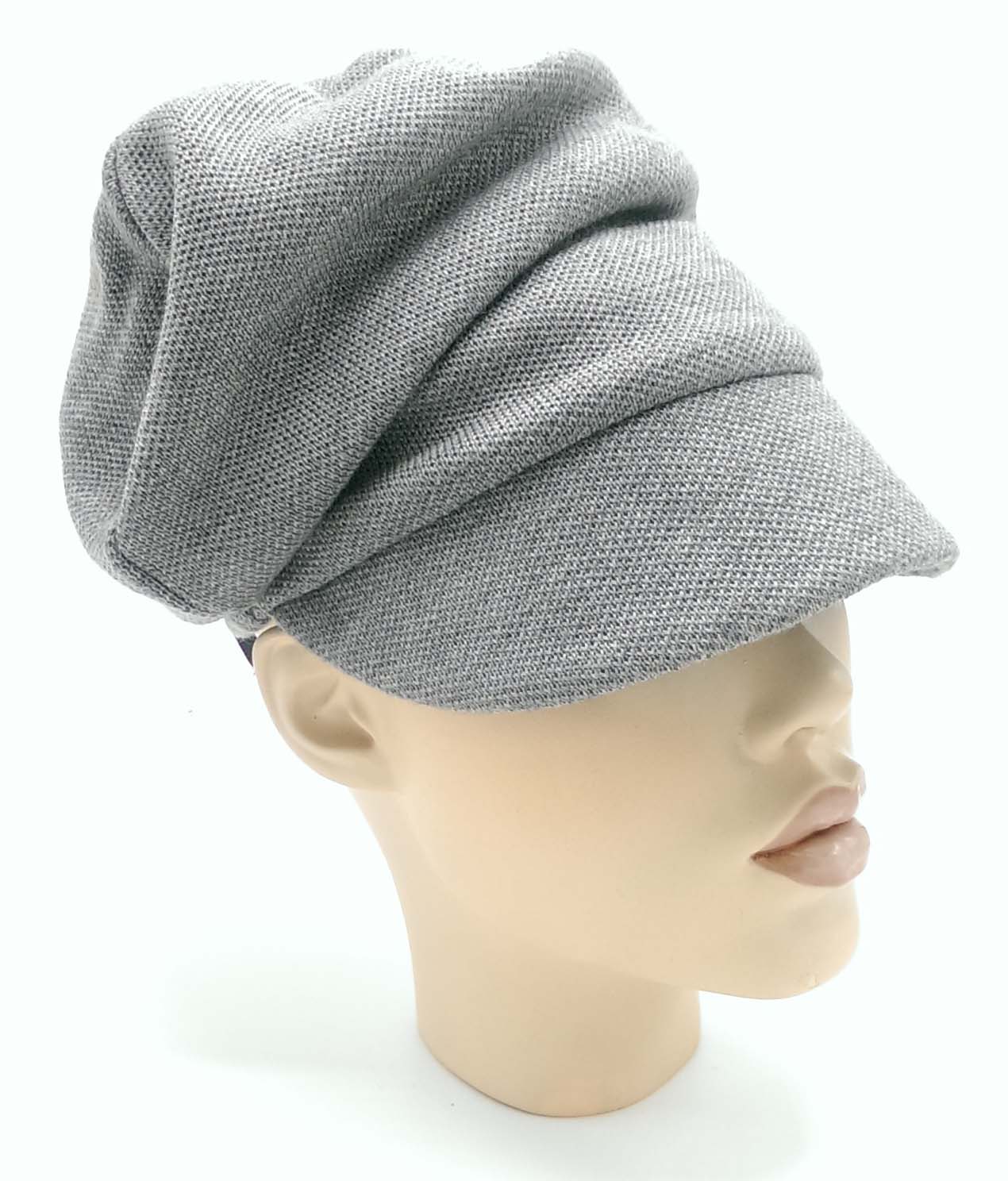 RTS - GRAY KNIT CRUSH CAP