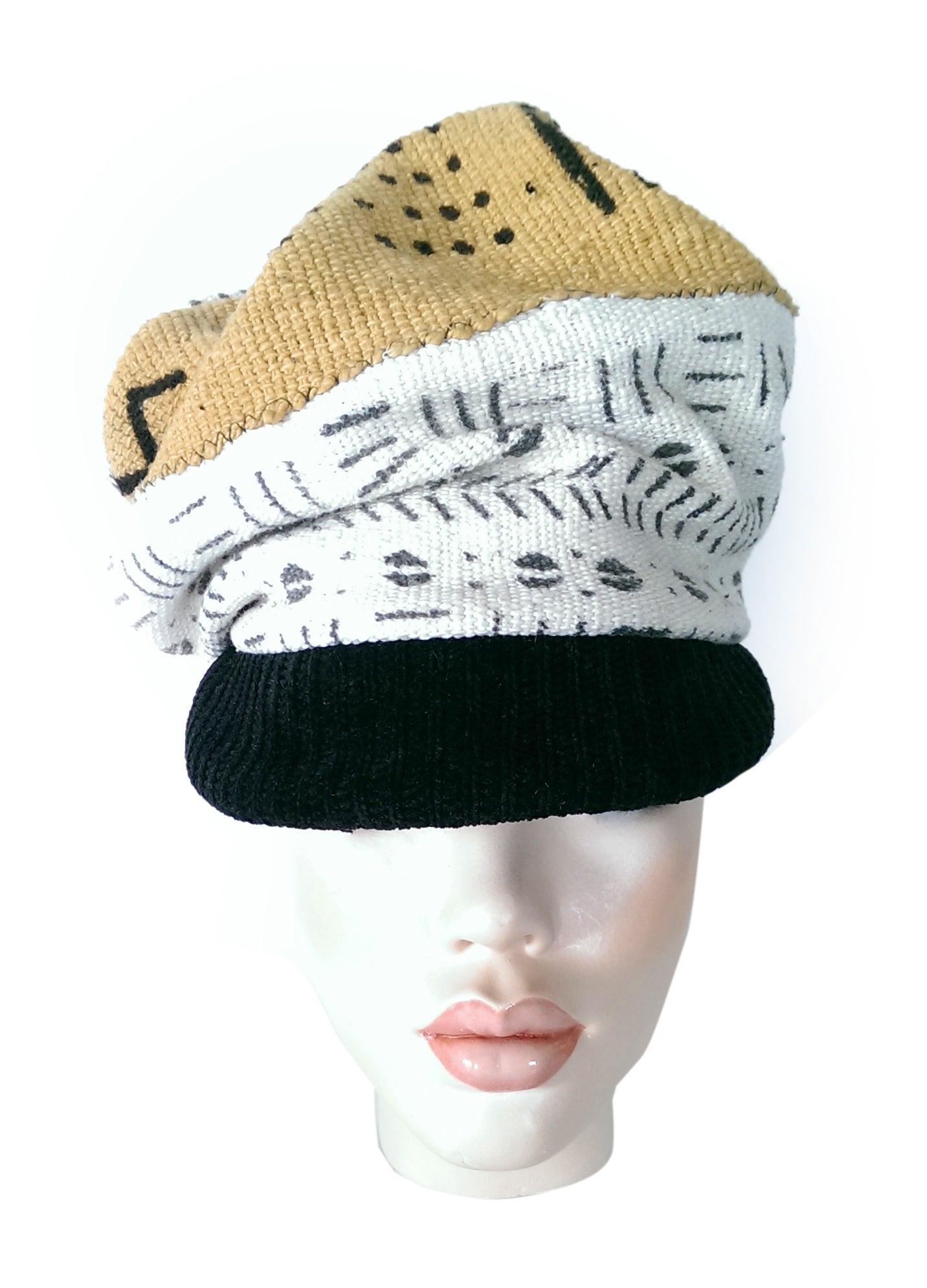 MUDCLOTH CRUSH CAP 1