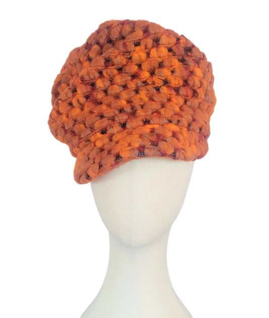 RTS - CHUNKY CRUSH CAP - ORANGE