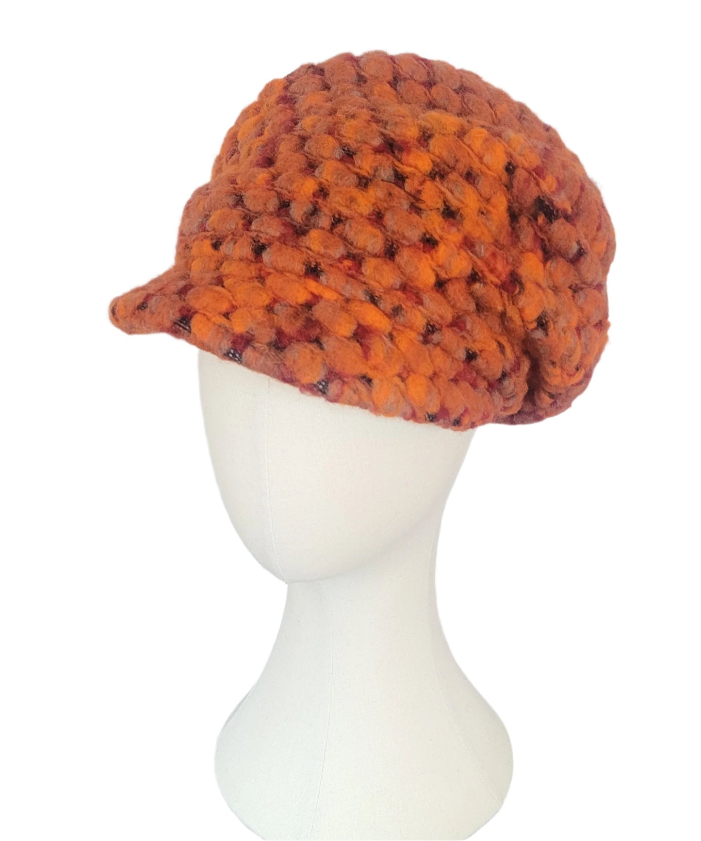 RTS - CHUNKY CRUSH CAP - ORANGE