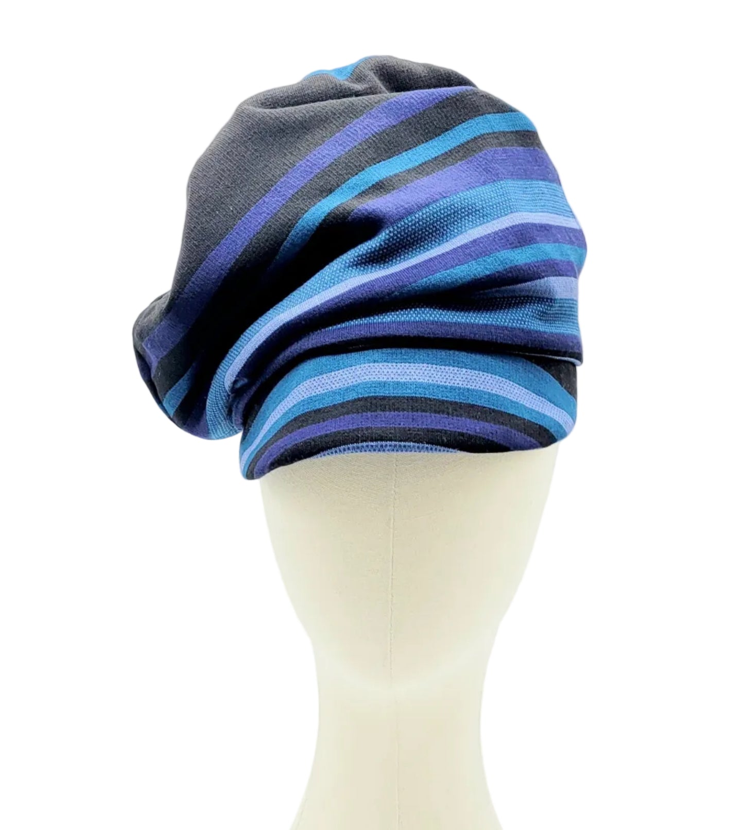 RTS - BLUE STRIPE CRUSH CAP