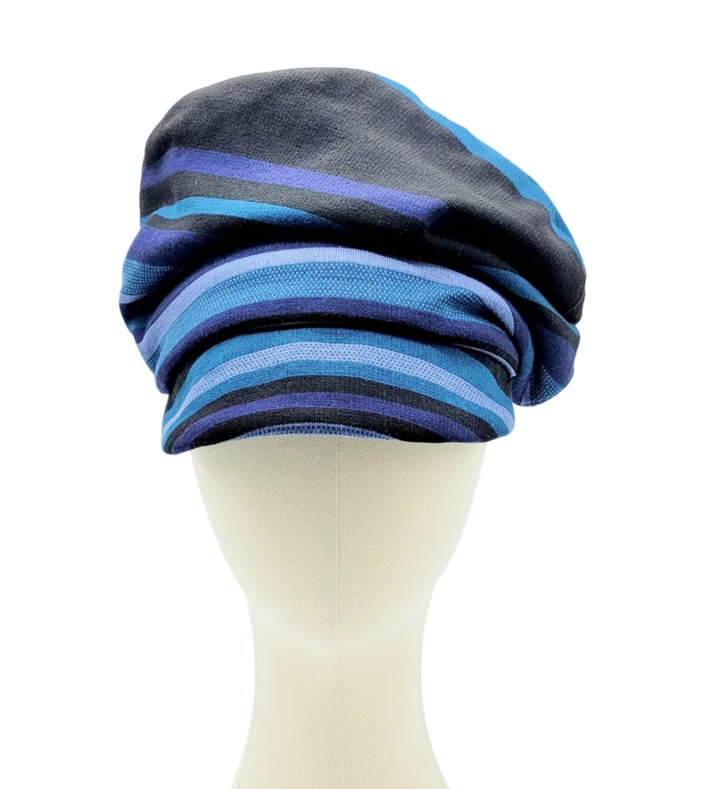 RTS - BLUE STRIPE CRUSH CAP