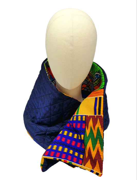 KENTE TIP PATCHWORK SCARF