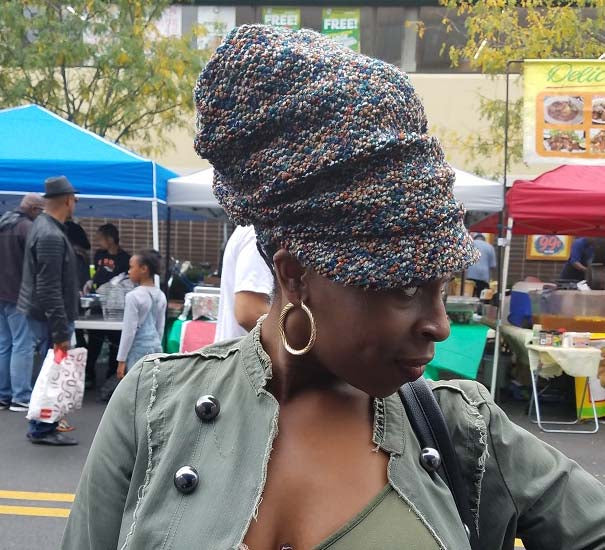 The Floppy/Tall CRUSH Cap has extra room in the crown for long locs or just for extra styling drama! Classic flippable brim.  A lot of hat for a lot of attitude.