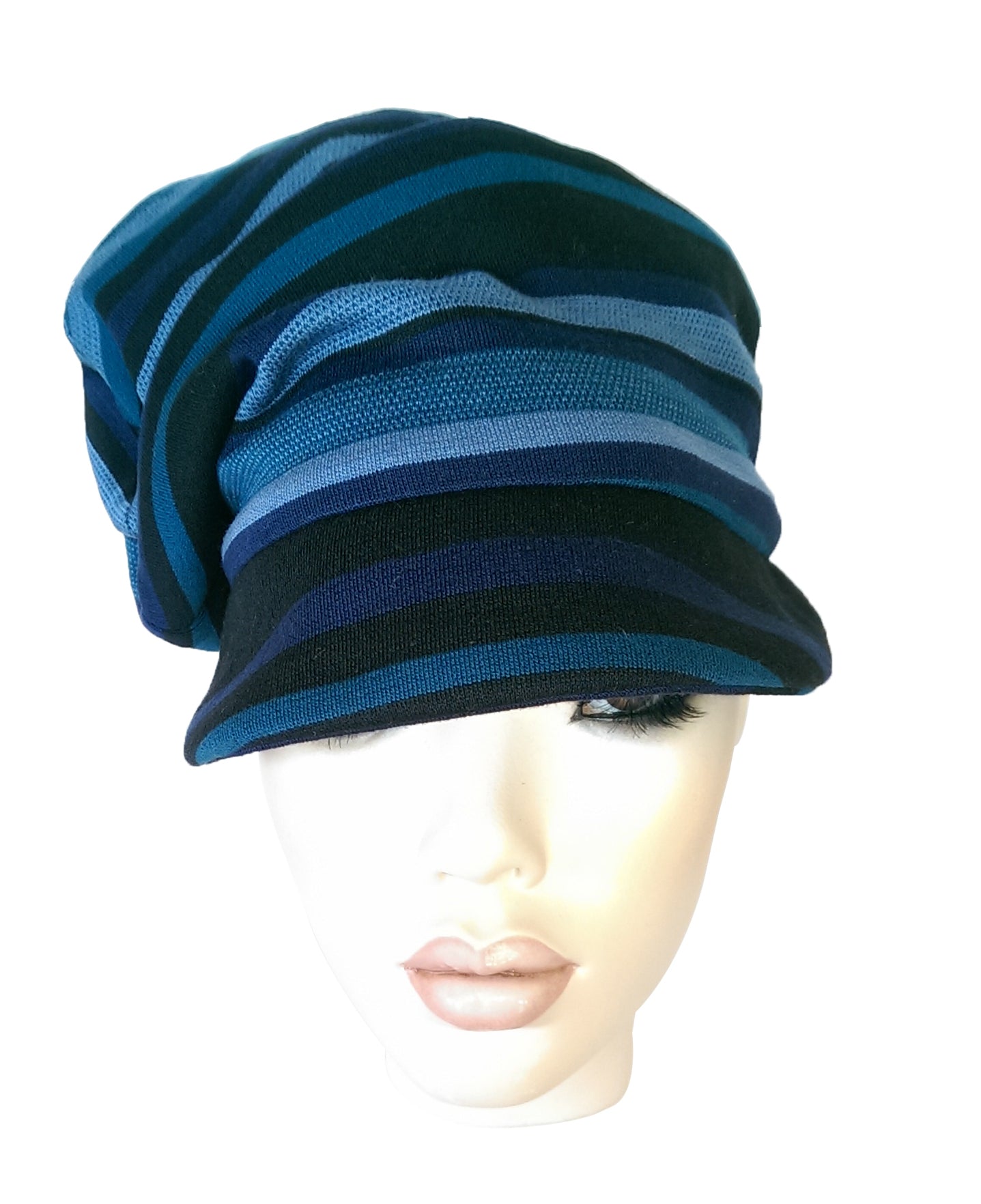 RTS - BLUE STRIPE CRUSH CAP
