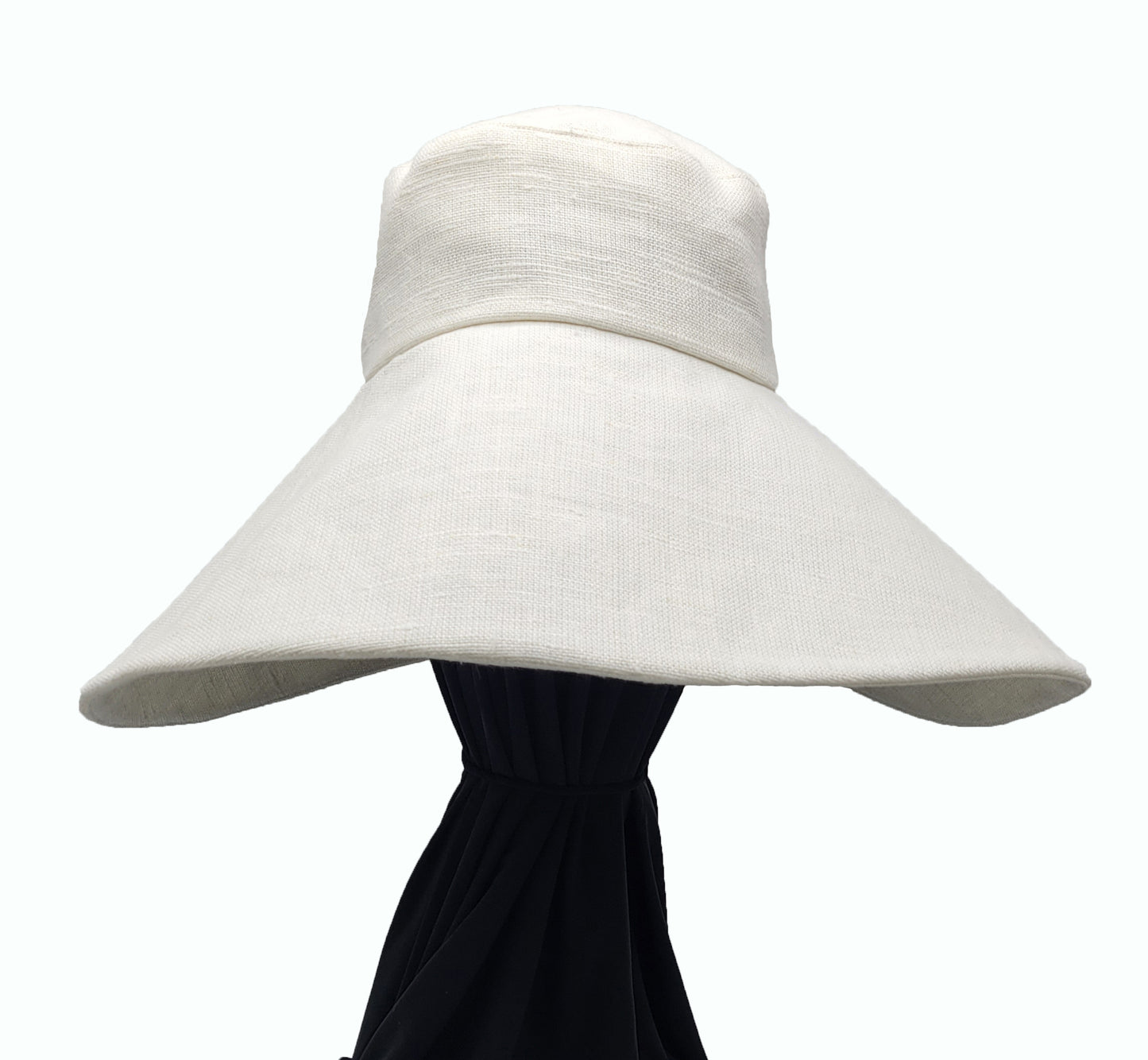 Extra Extra Large Brim Sun Hat, Women's Sun Hat, Wide Brim Summer Hat, Linen Sun Hat, Linen Hat with Extra Wide Brim, Sun Protection Hat