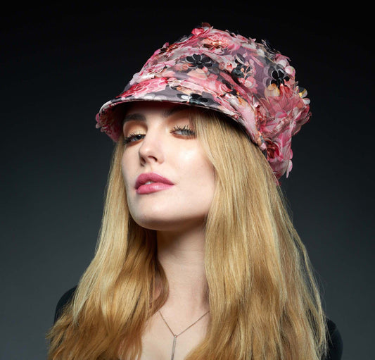 SPECIALTY CRUSH HAT - PINK BUTTERFLY